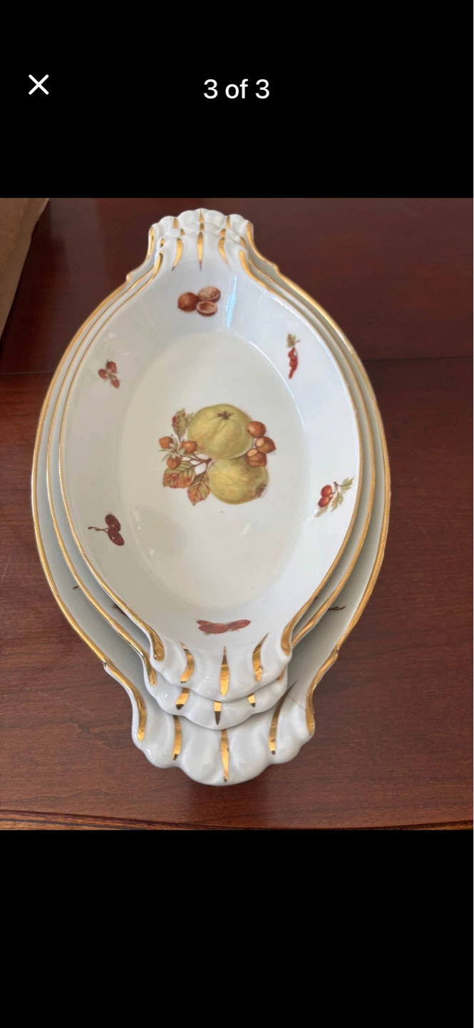 PiliVite Serving Dishes with Fruit Design Set of 3 - photo 2