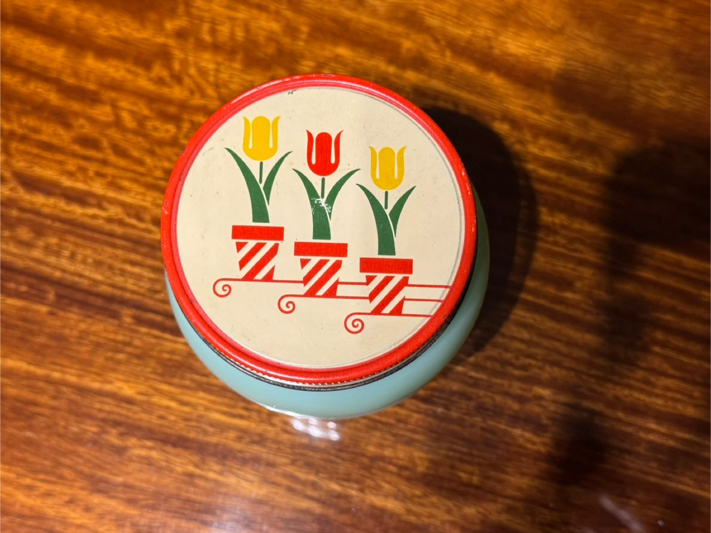 Vintage Fire King Jadeite Beehive Grease Jar W/ Tulip Lid - photo 2