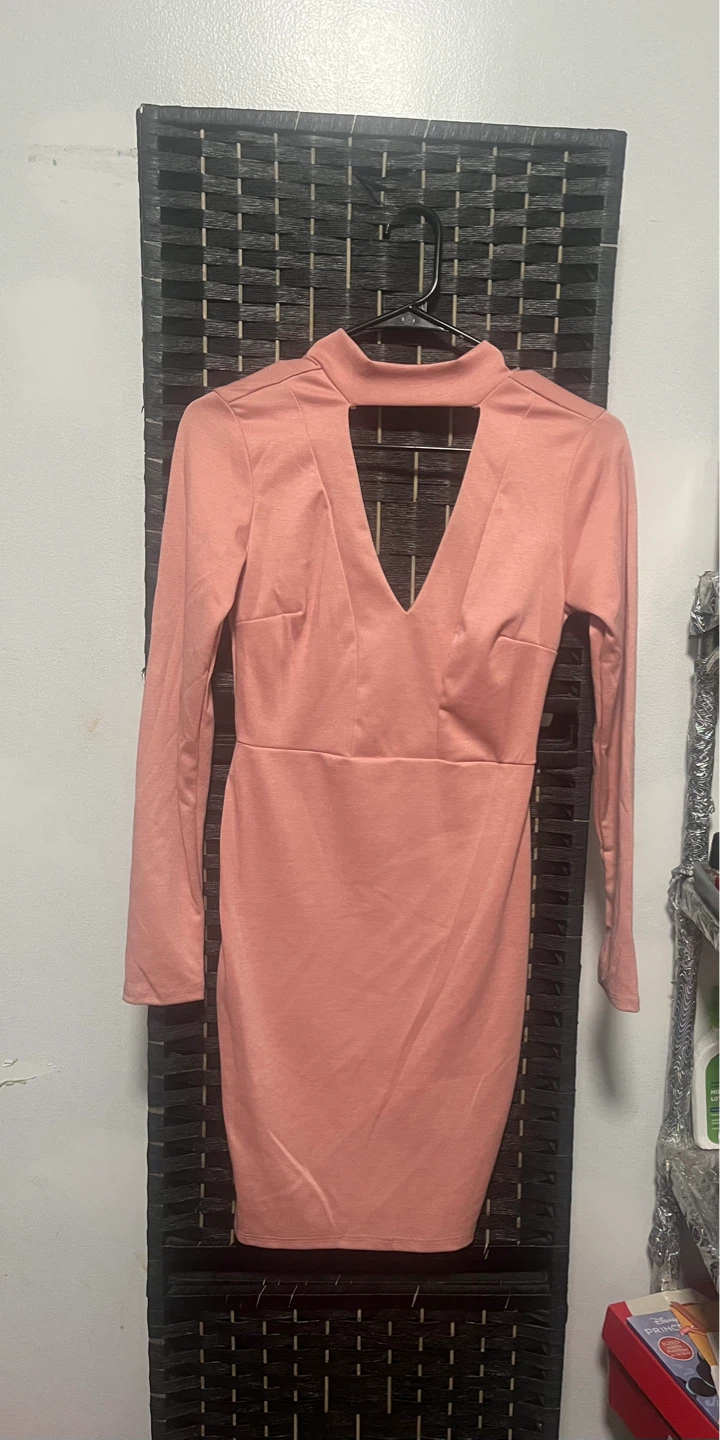 Pink Cutout Bodycon Dress size S/M/L - photo 2