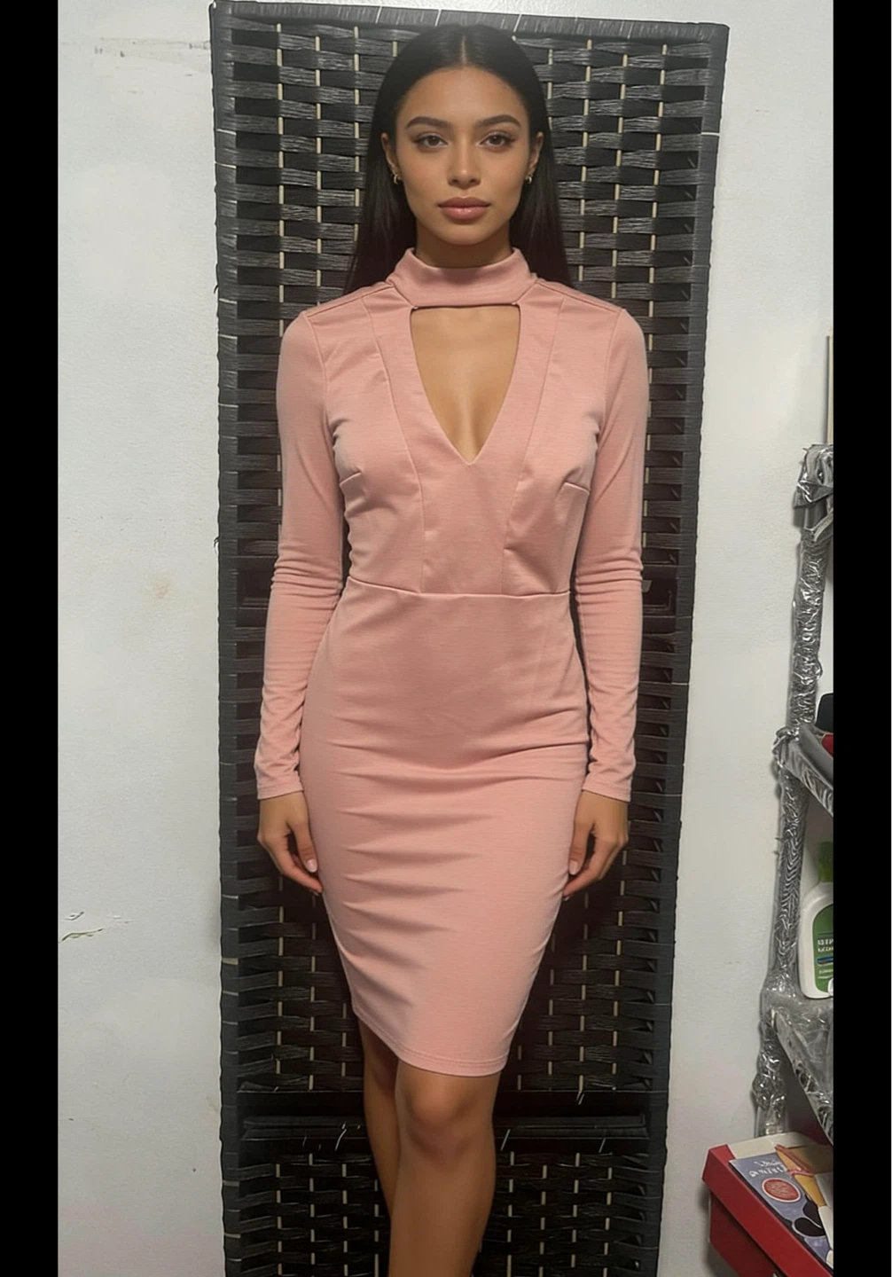Pink Cutout Bodycon Dress size S/M/L