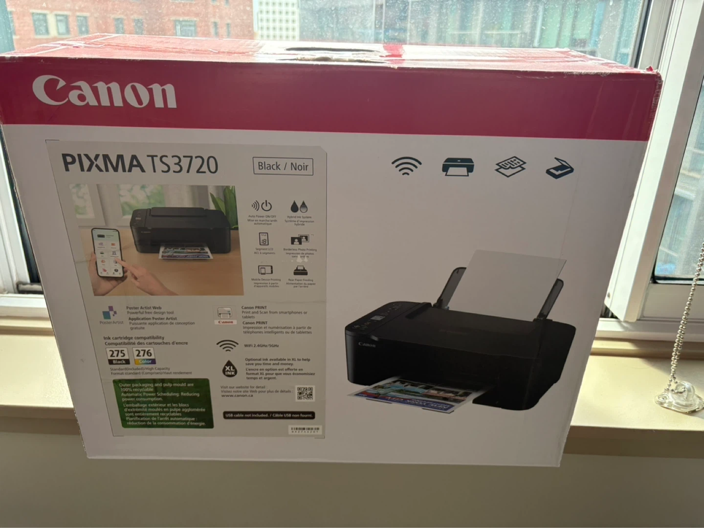 Canon PIXMA TS3720 All-in-One Printer - Black