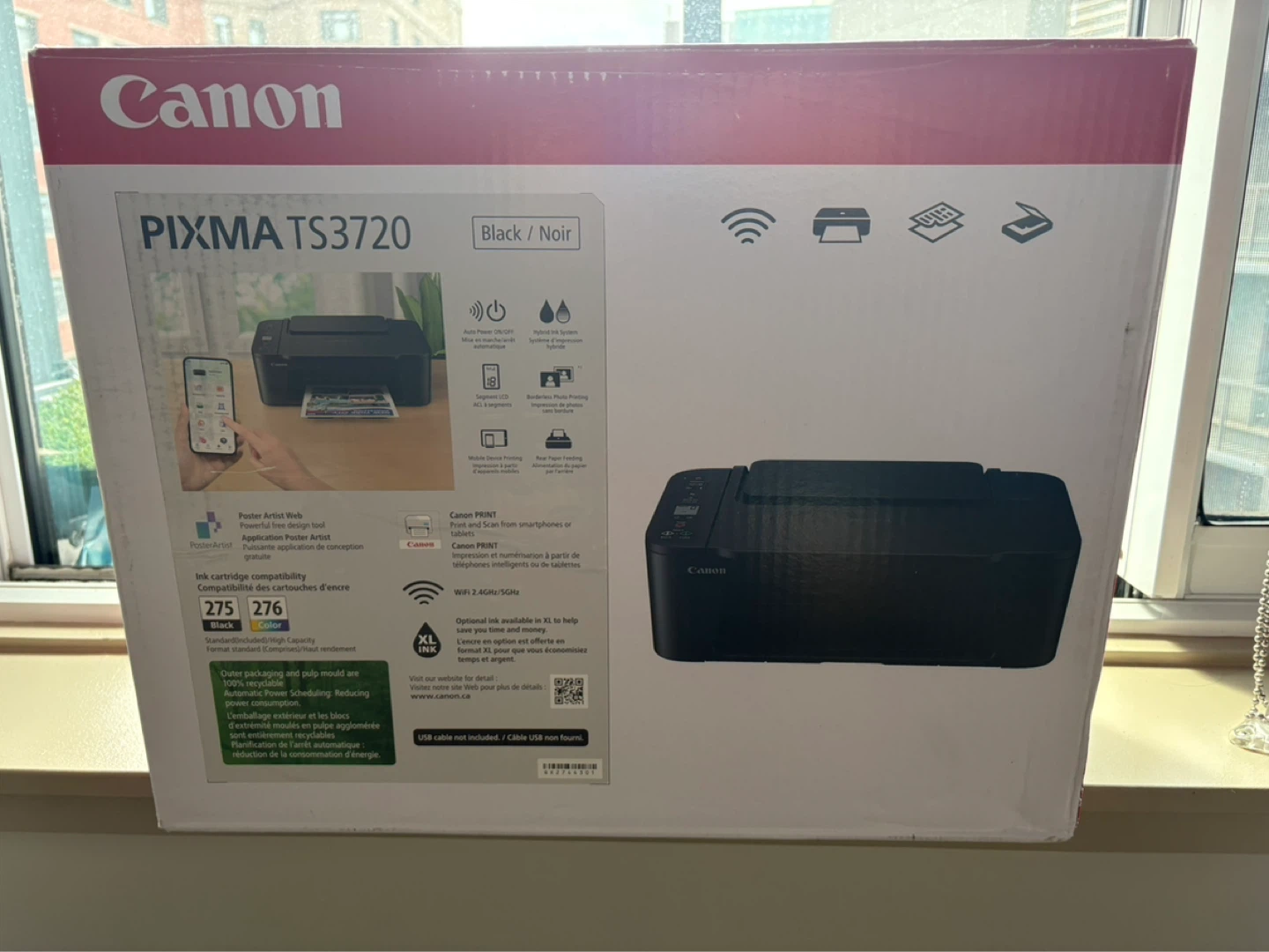 Canon PIXMA TS3720 All-in-One Printer - Black - photo 2