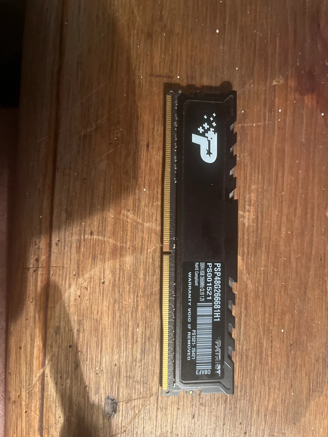 Patriot DDR4 8GB 2666MHz RAM Stick