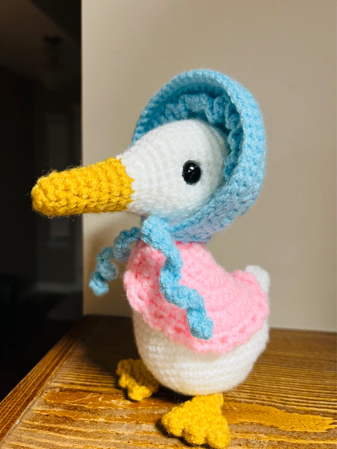 Handmade Crocheted Duck Toy