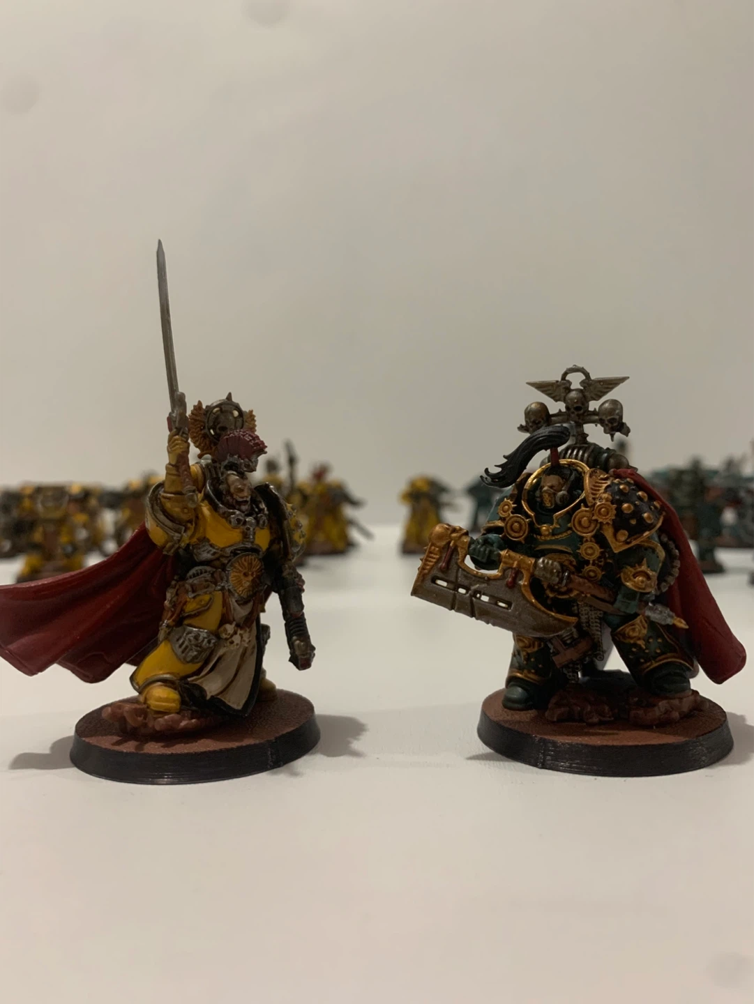 Warhammer Horus Heresy Imperial Fists & Sons of Horus Armies