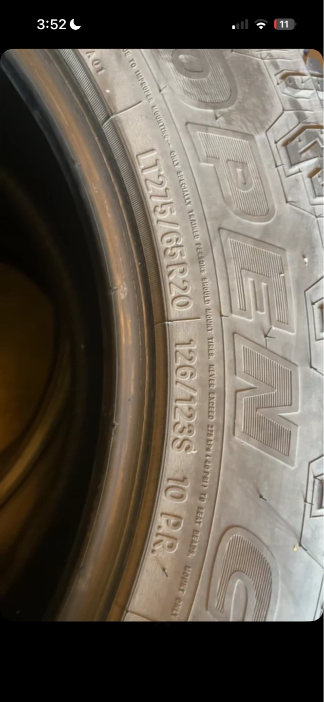 275/65R20 Tires - photo 2
