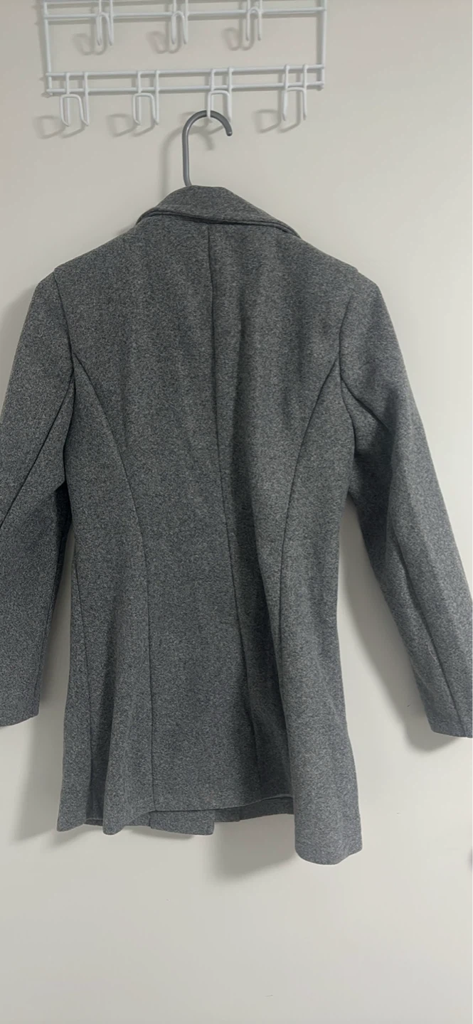 Grey Wool Blend Coat - photo 2
