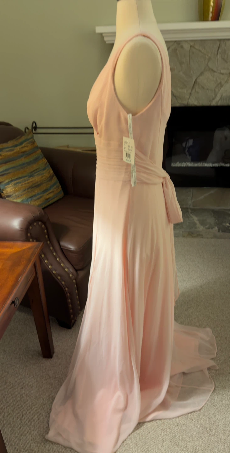 David's Bridal Long Tank Sole Chiff Dress - photo 3