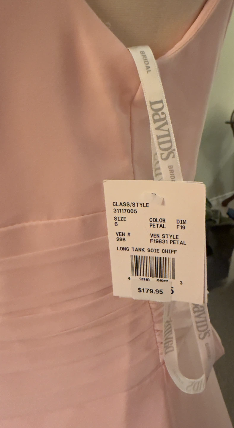 David's Bridal Long Tank Sole Chiff Dress - photo 4