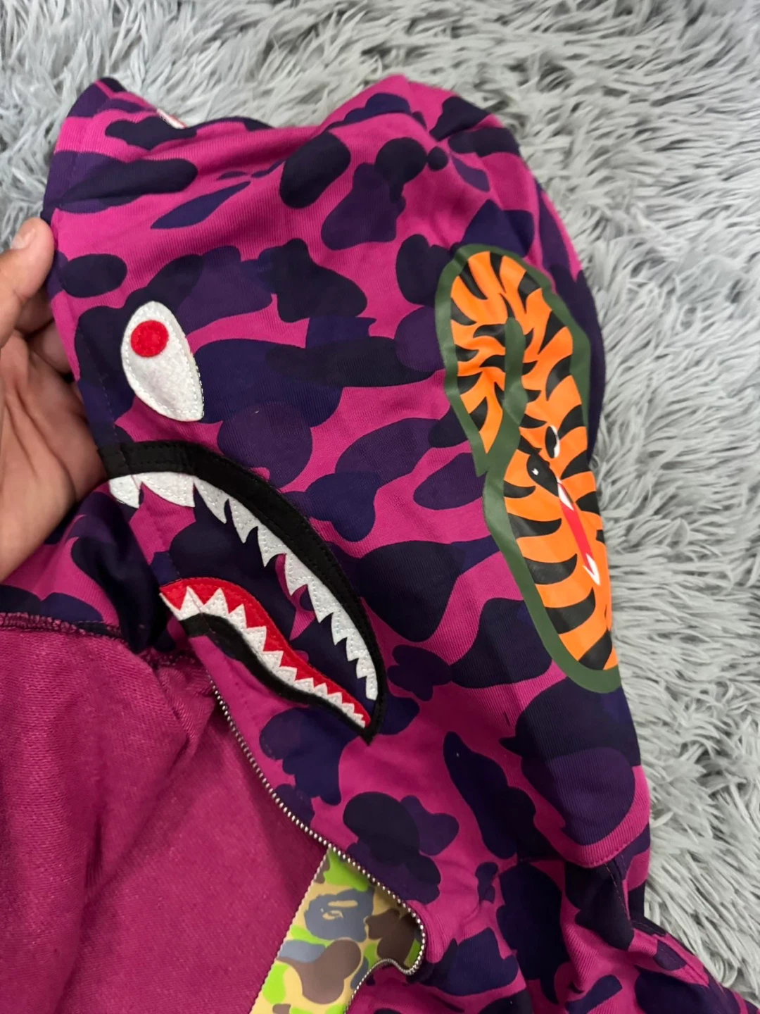 A Bathing Ape Shark Full Zip Hoodie - photo 3