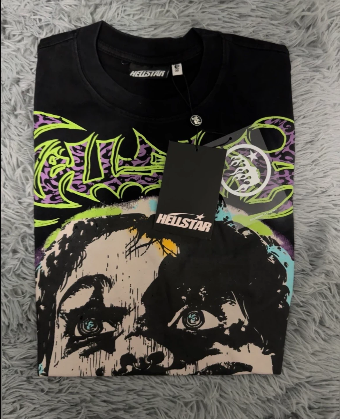 Hellstar Black Graphic T-Shirt - photo 2