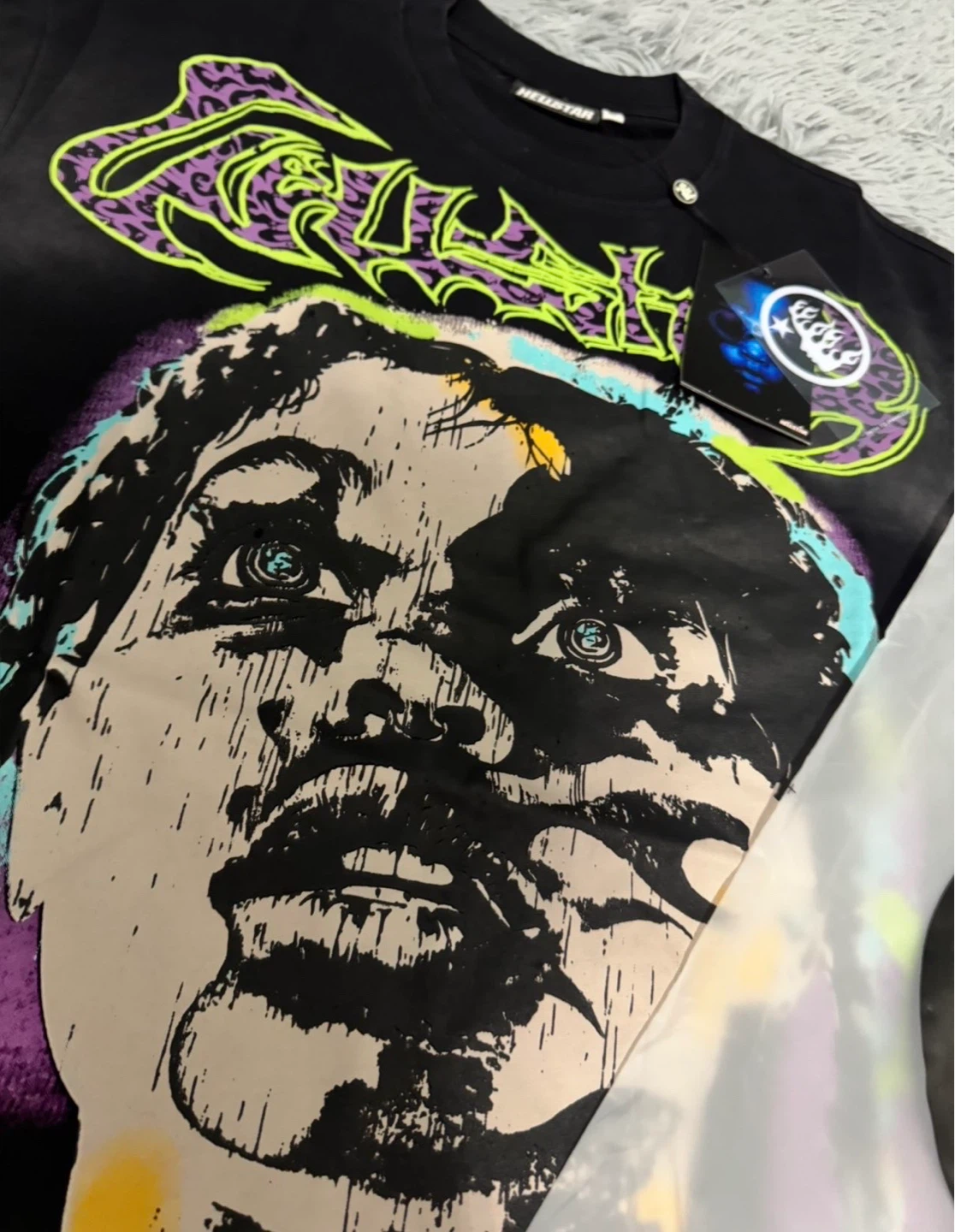 Hellstar Black Graphic T-Shirt - photo 3