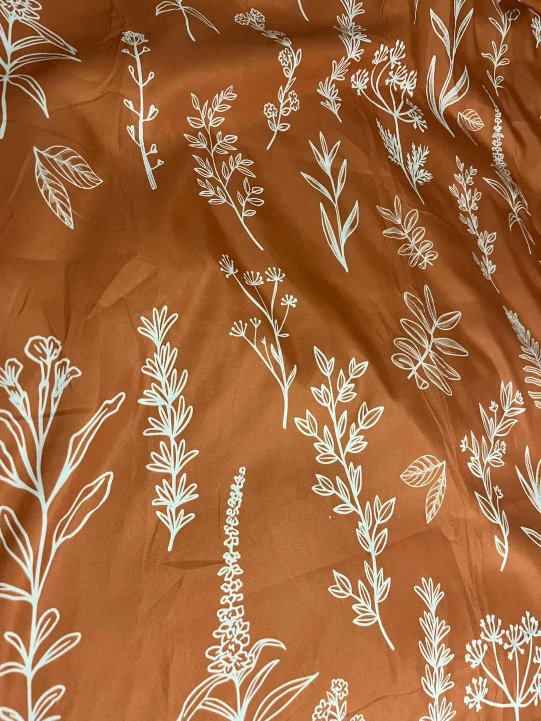 Queen Duvet Cover Set - Caramel Leaves - photo 2