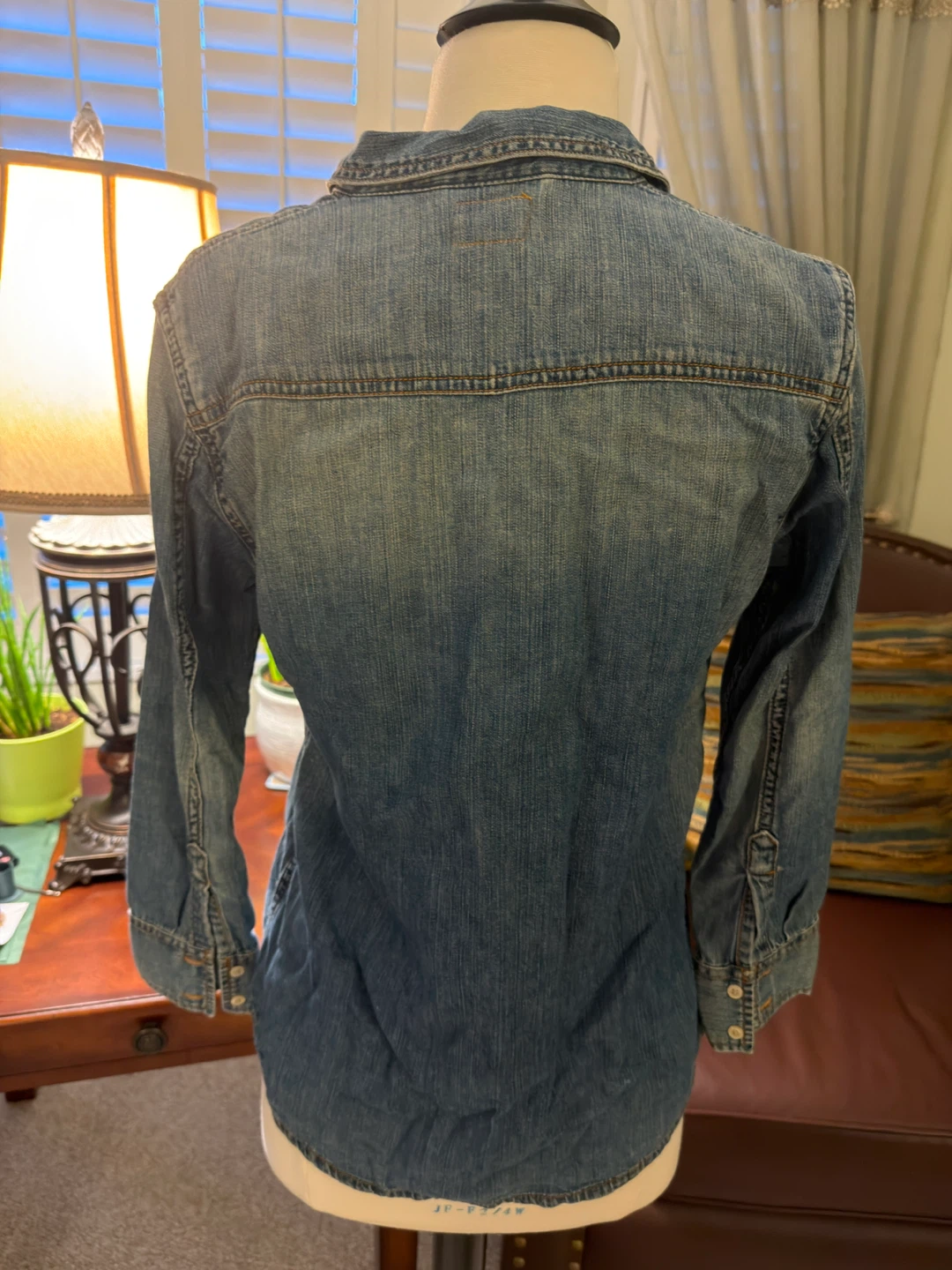 Wilfred Free Denim Shirt - Size S - photo 2