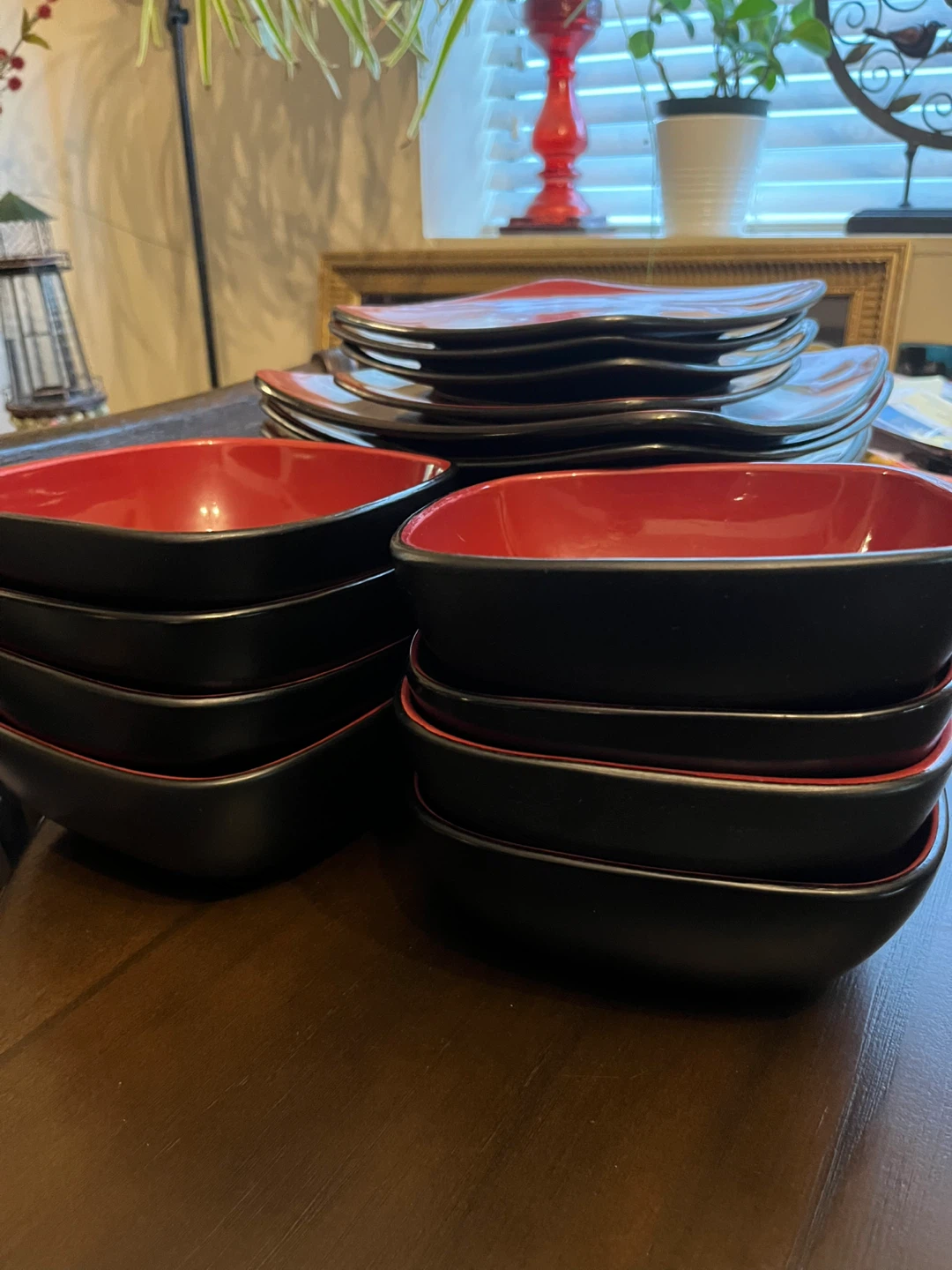 Corelle Hearthstone “Chili Red” Dishes