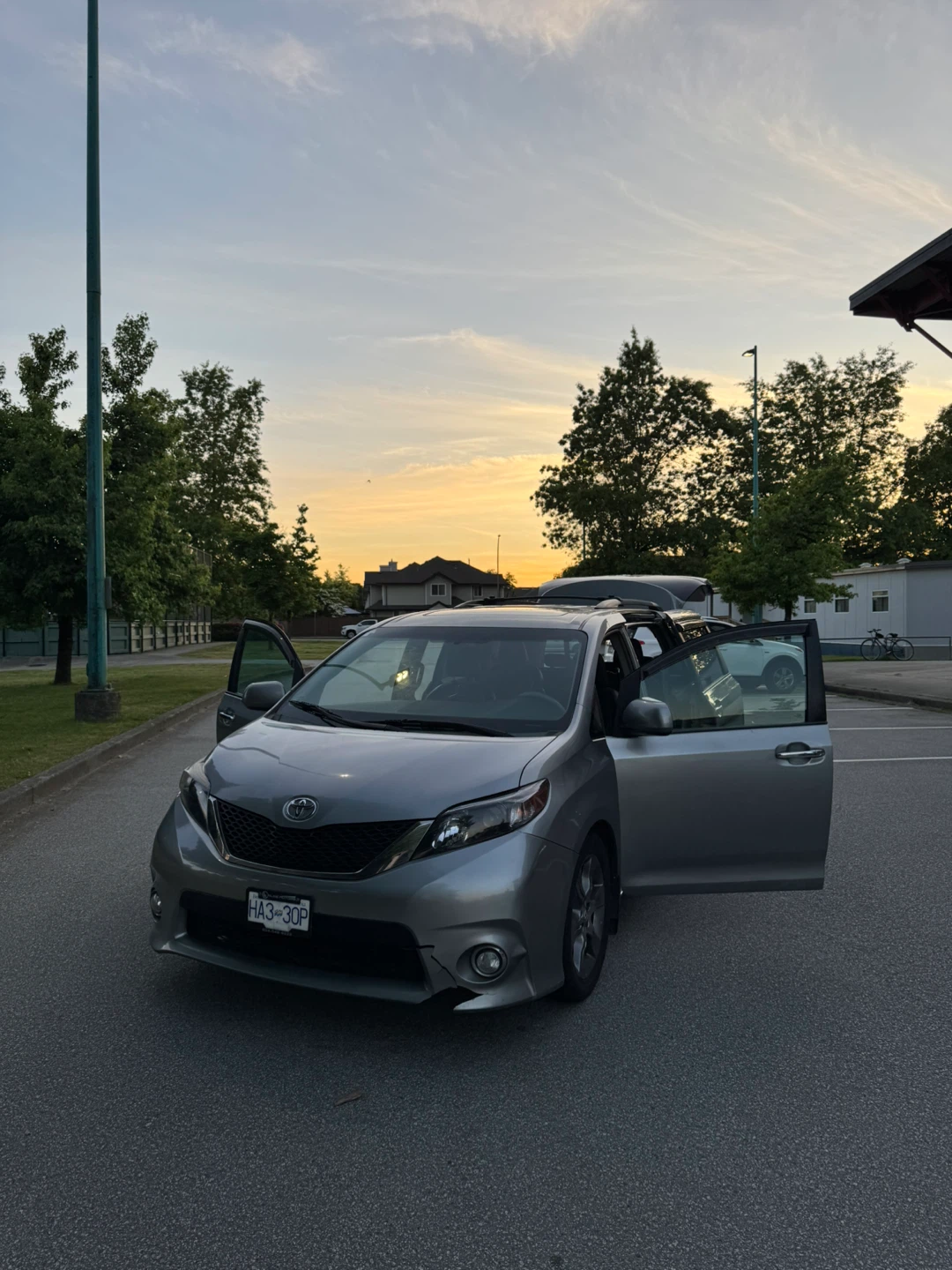 Silver Toyota Sienna