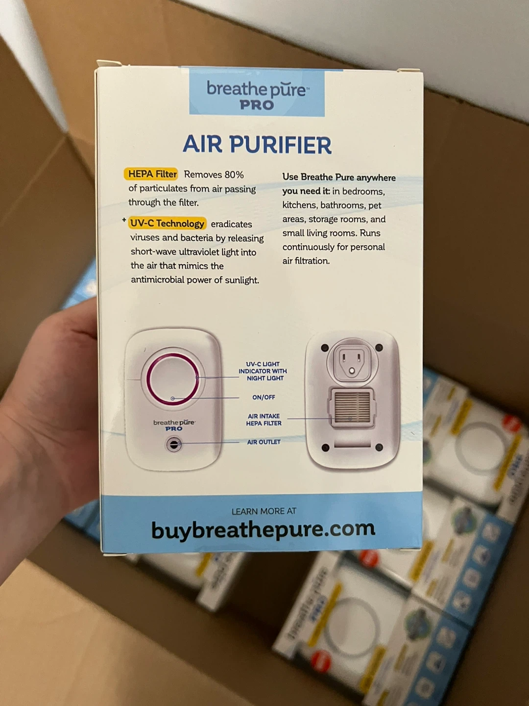 Breathe Pure Pro air purifier. - photo 3
