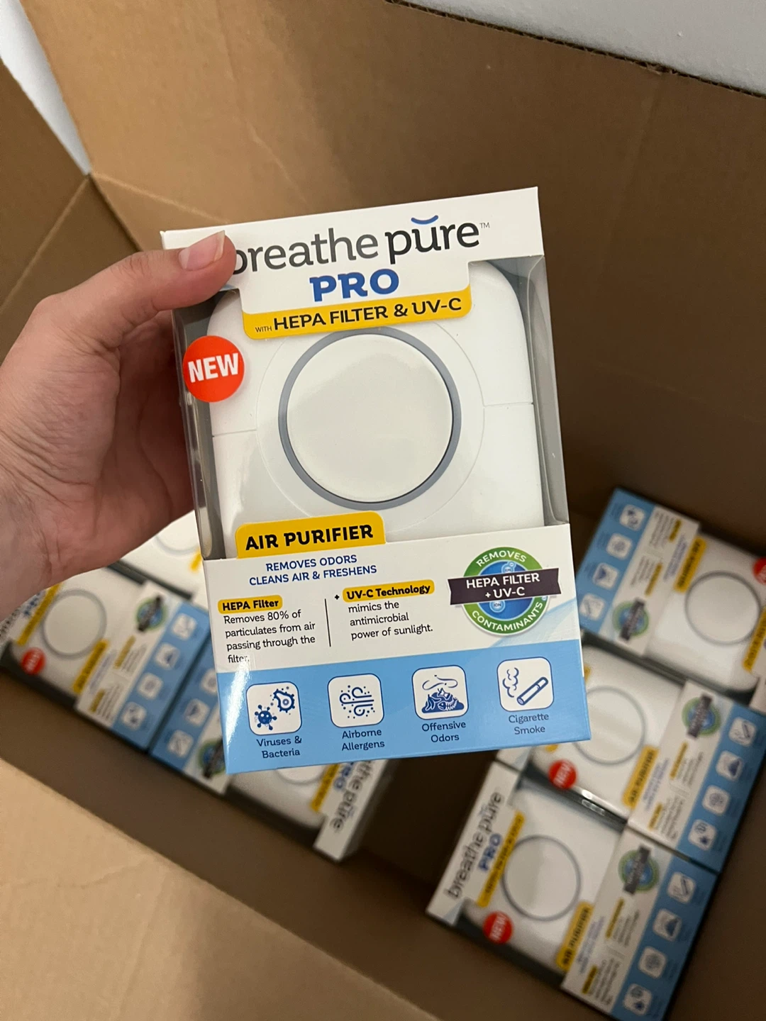 Breathe Pure Pro air purifier.