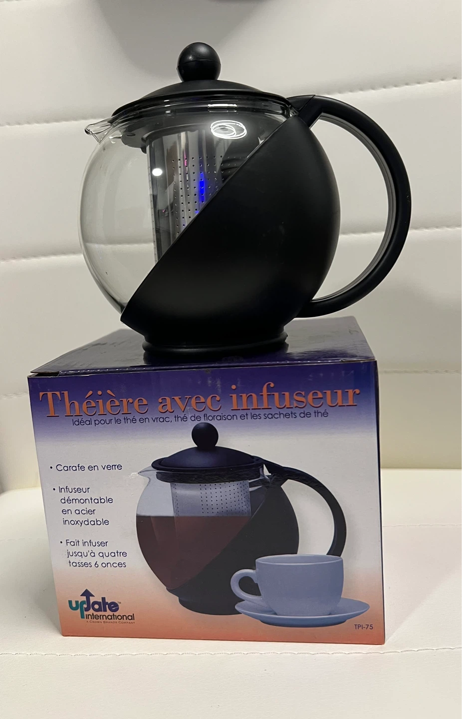 glass teapot