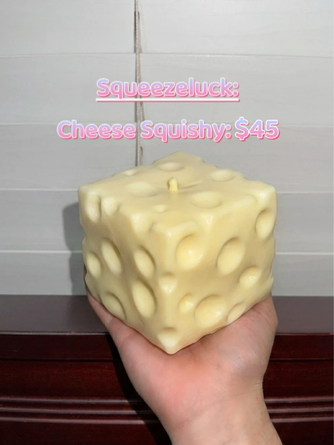 Squeezeluck Cheese Squishy