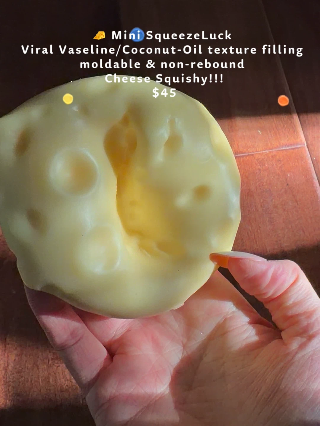 Squeezeluck Cheese Squishy - photo 3