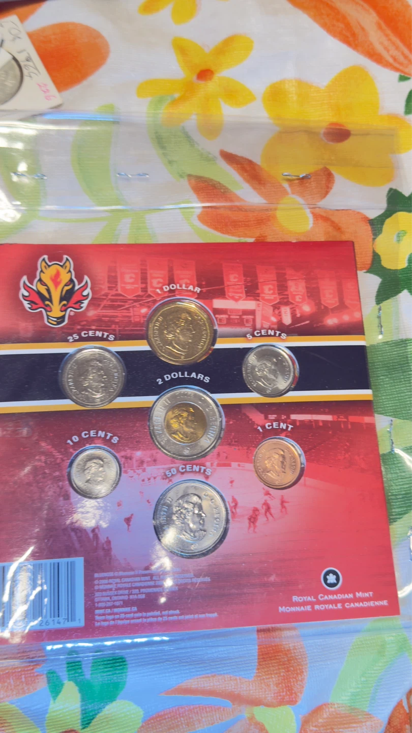 Calgary Flames 2006-2007 Coin Set - photo 2