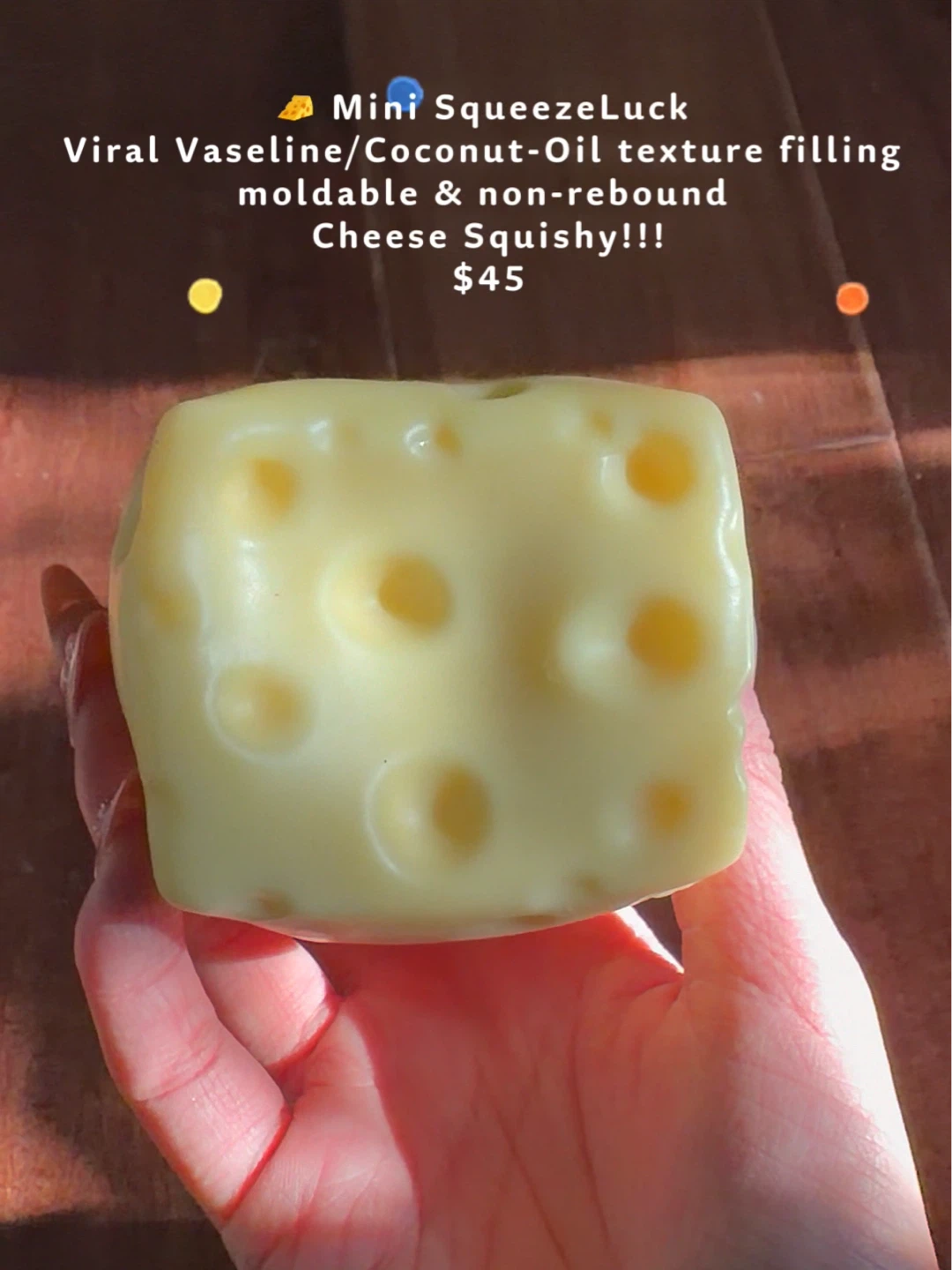 Squeezeluck Cheese Squishy - photo 4