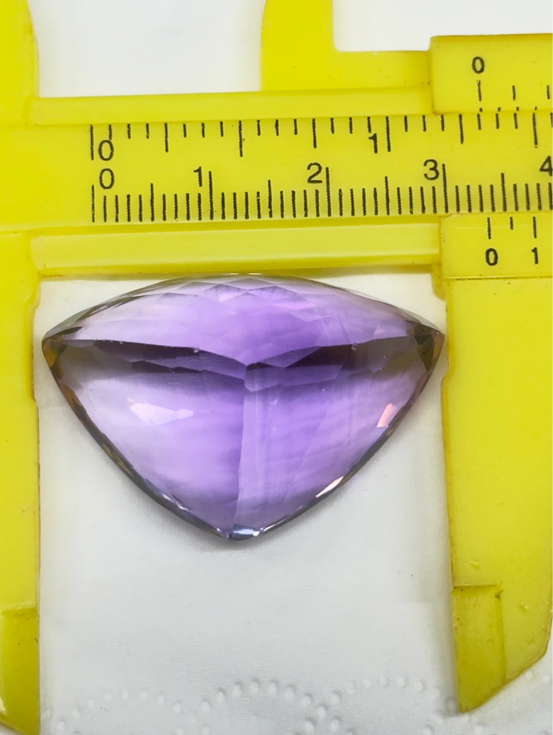 Large Trillion Cut Amethyst Gemstone - photo 3