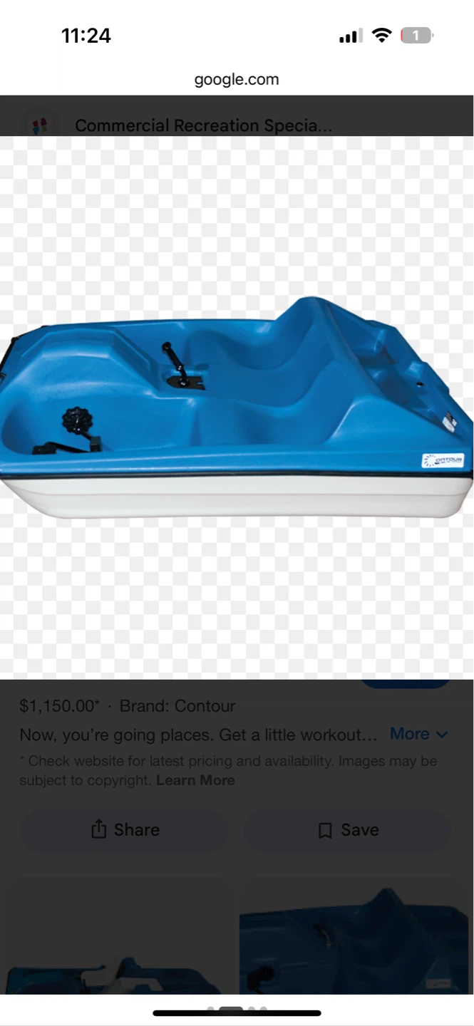 Contour Cadet III 3 Seater Pedal Boat - photo 3