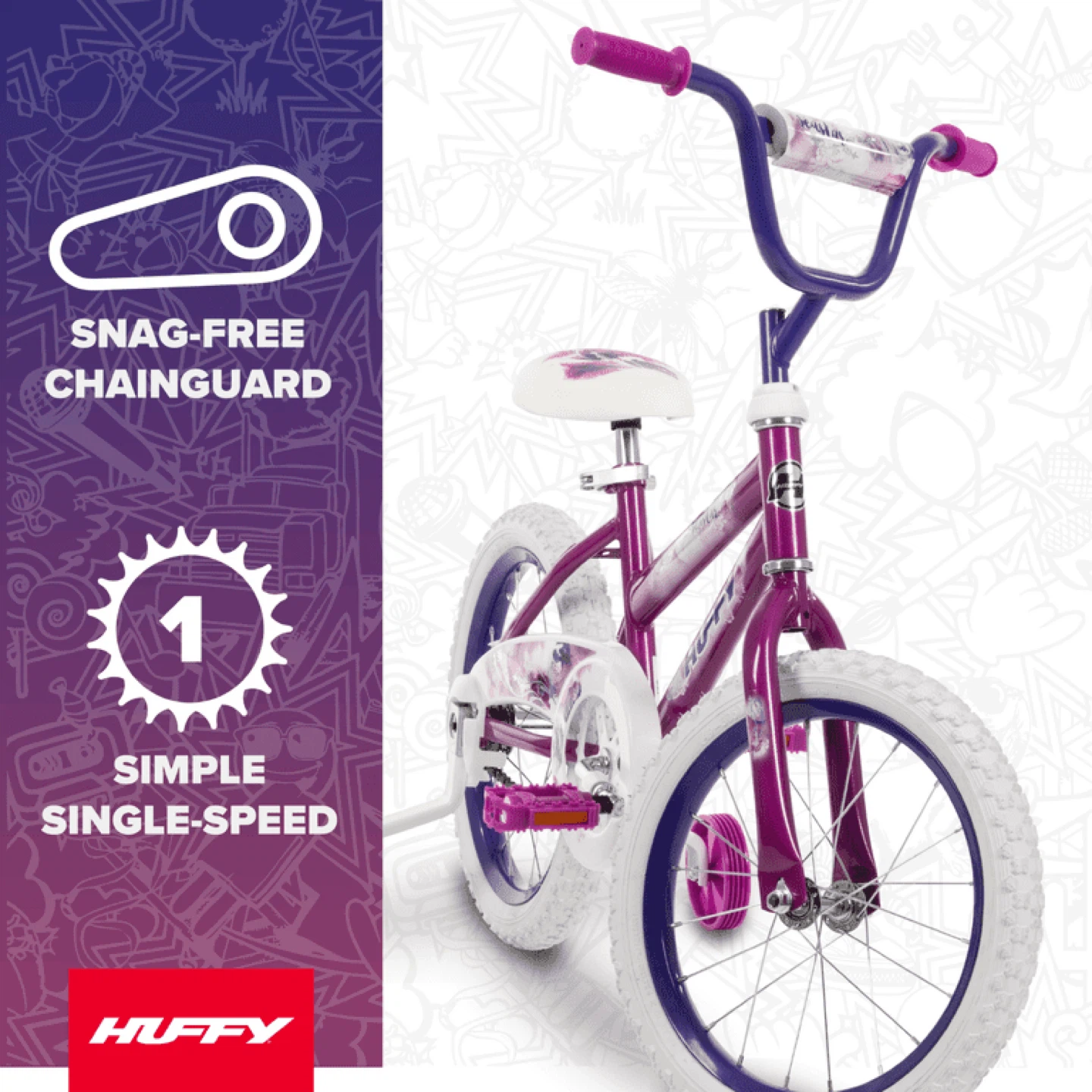 Huffy Sea Star Girls Kid Bike - 16 Inch - photo 2