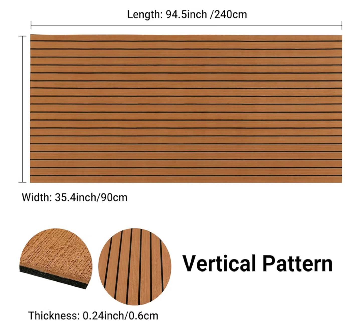 Waterproof Marine Boat Decking Sheet - photo 2
