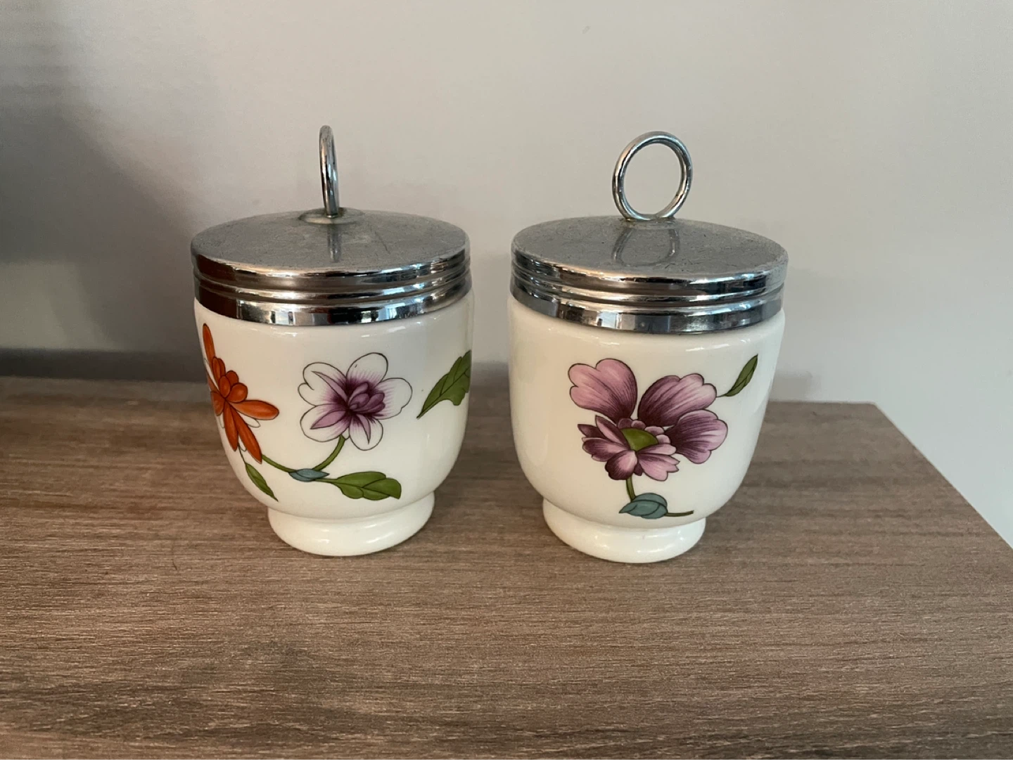 Royal Worcester Porcelain Egg Coddlers - Collectors Item - photo 2