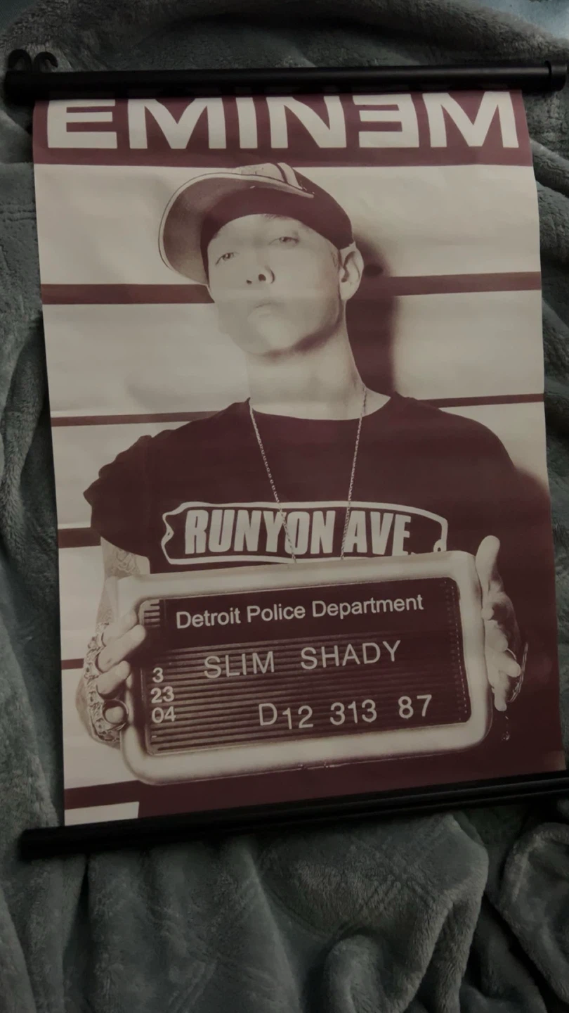 Eminem Slim Shady Mugshot Poster