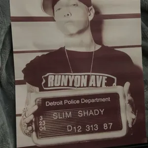 Eminem Slim Shady Mugshot Poster