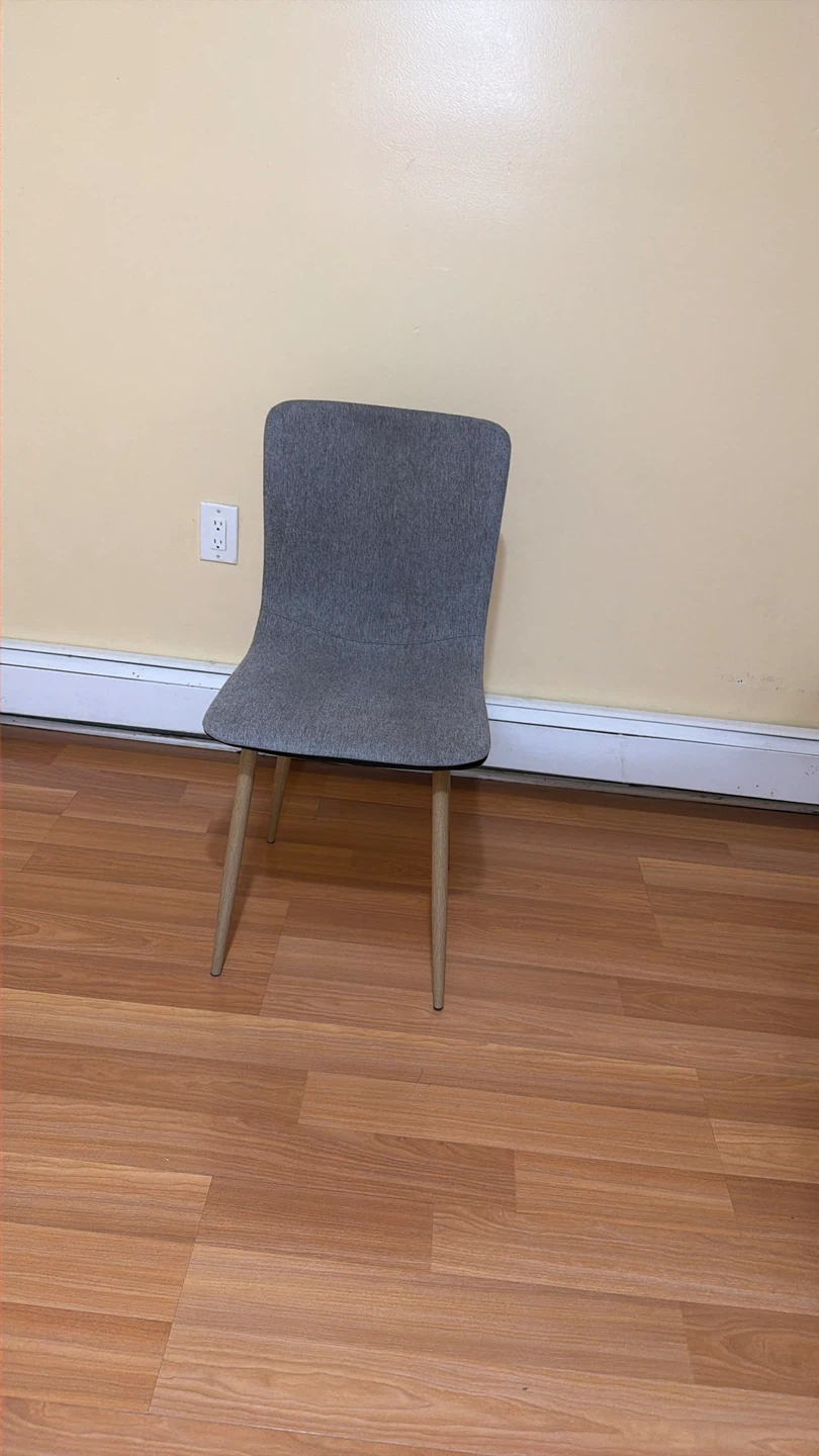 Gray Upholstered 5 dinings chairs