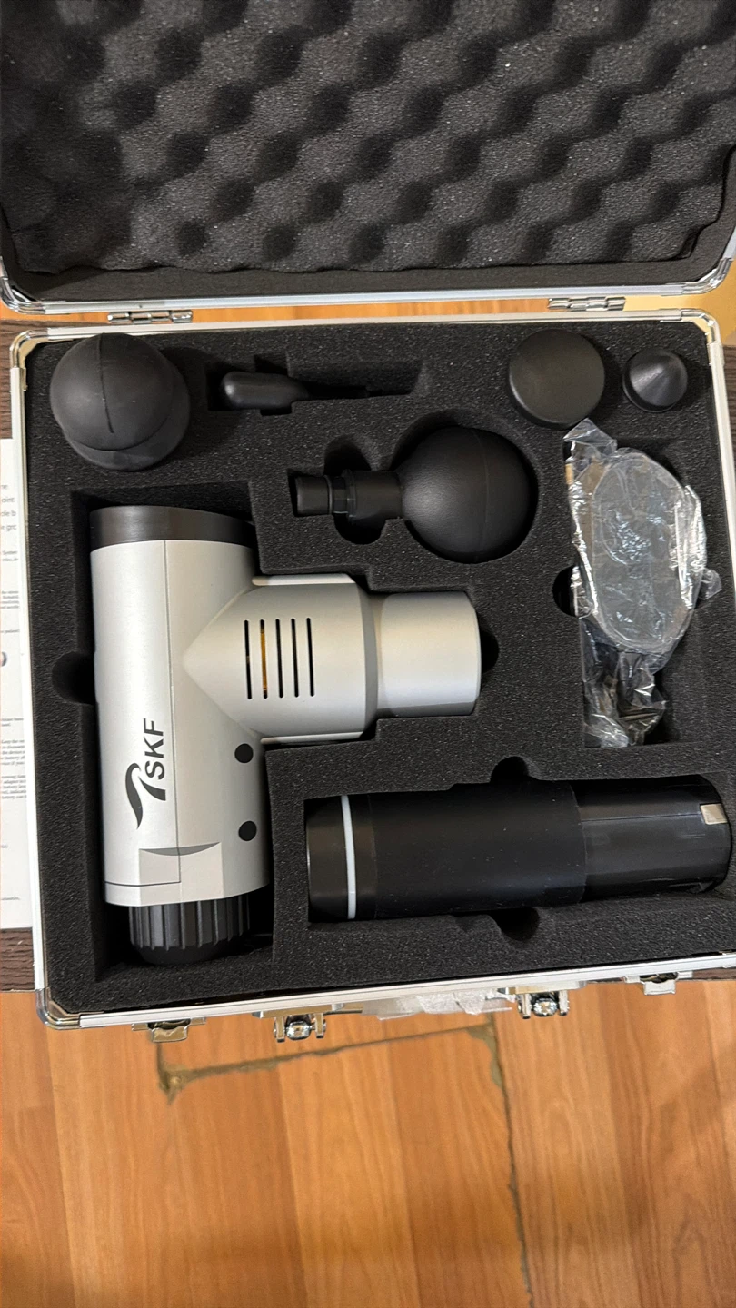 SKF Massage Gun with Case and Accessories