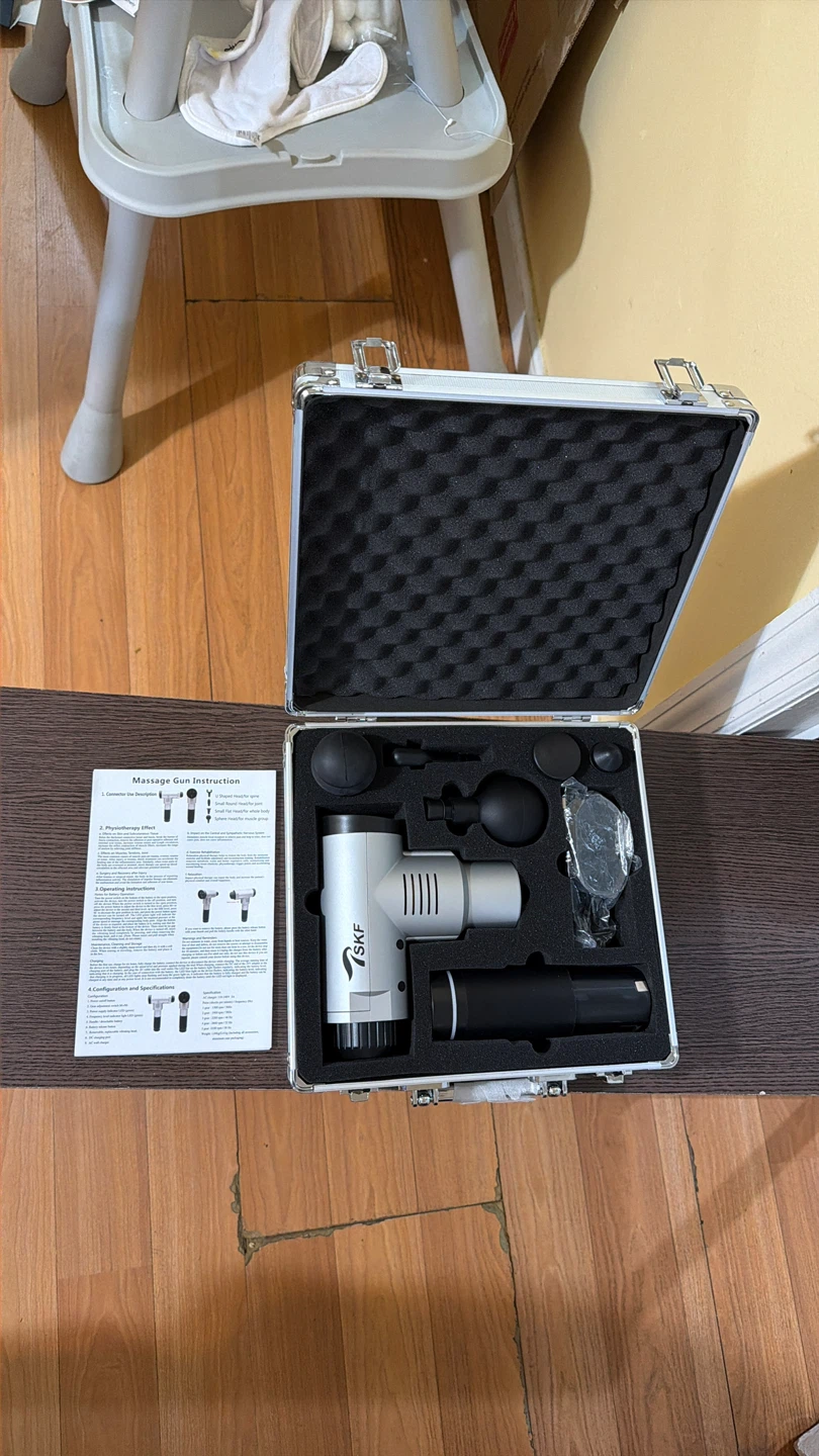 SKF Massage Gun with Case and Accessories - photo 3