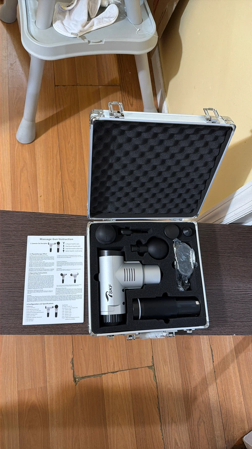 SKF Massage Gun with Case and Accessories - photo 2