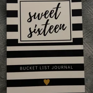 Sweet 16 Bucket List Journal