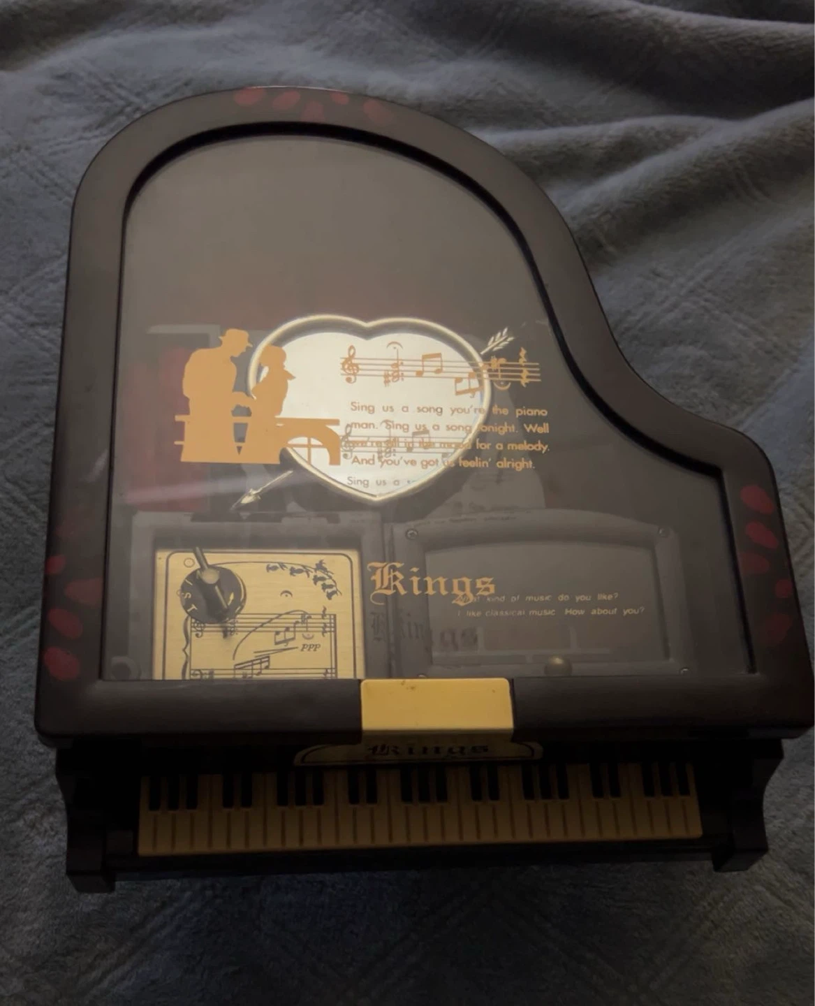 Kings Piano Music Box