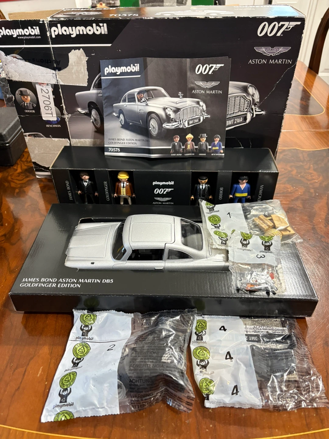 Playmobil James Bond Aston Martin DB5 Goldfinger Edition