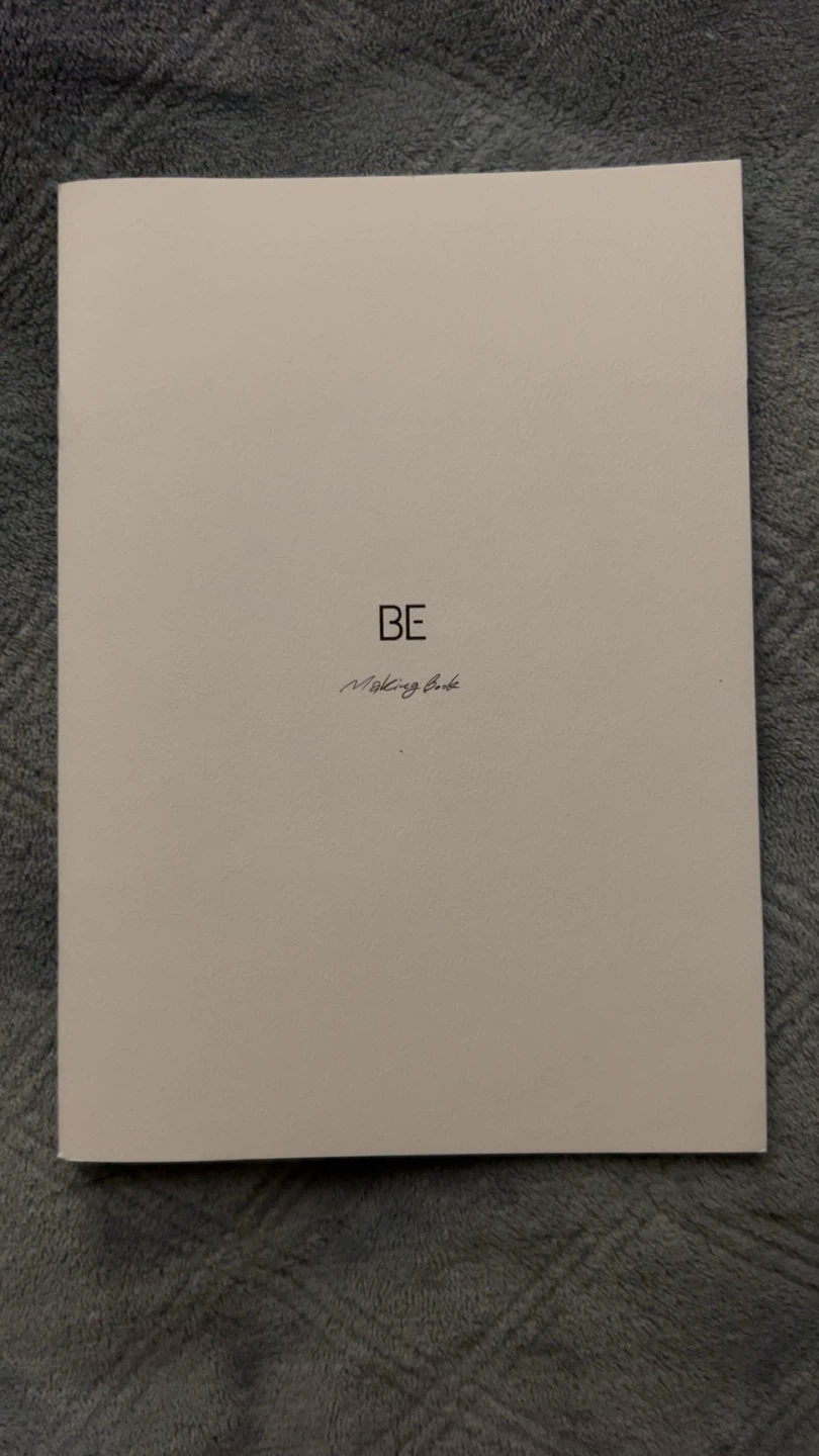 BTS BE "The Making Of" Photobook