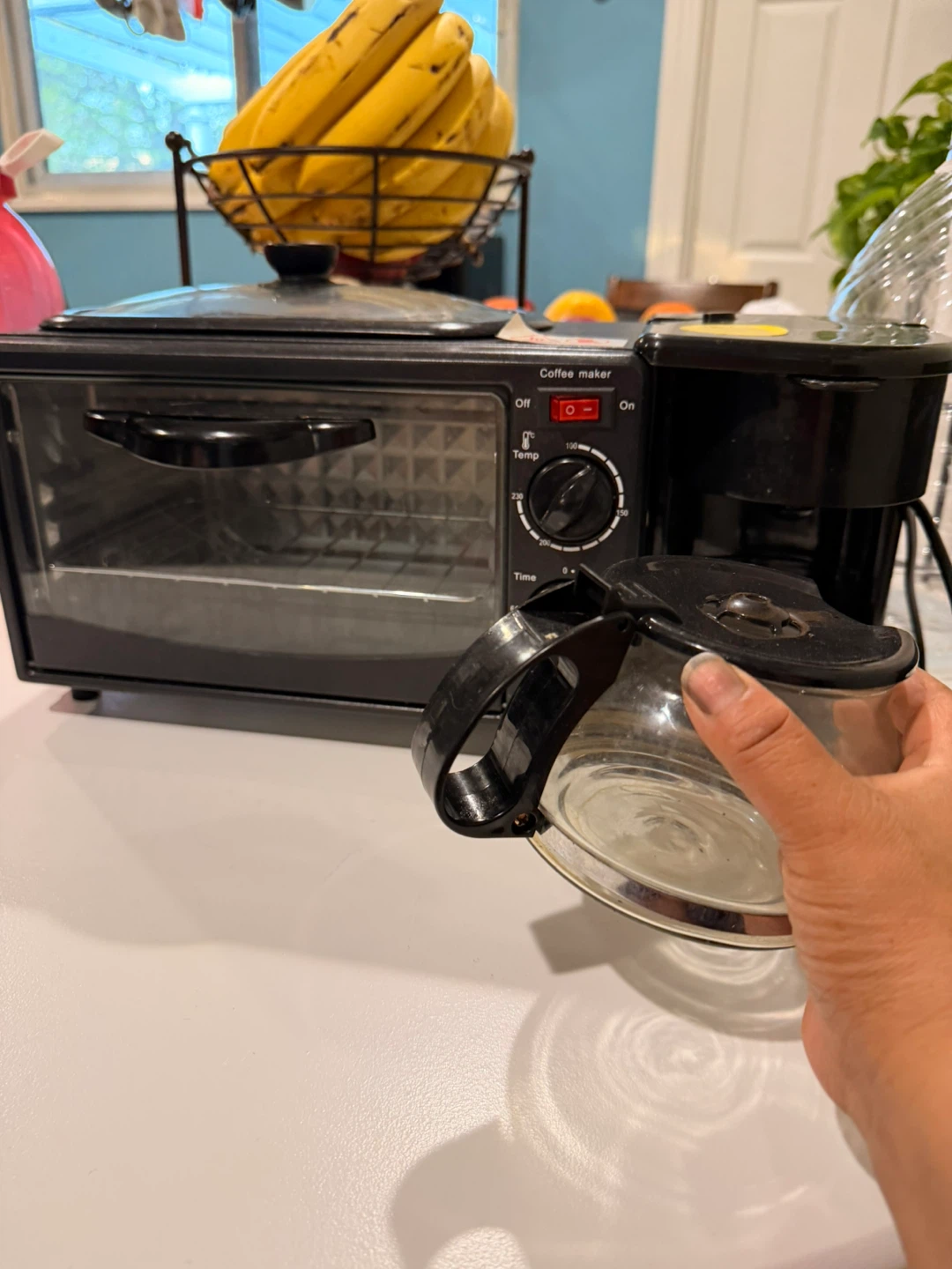 3-in-1 Toaster Oven and Coffee Maker Combo - photo 2