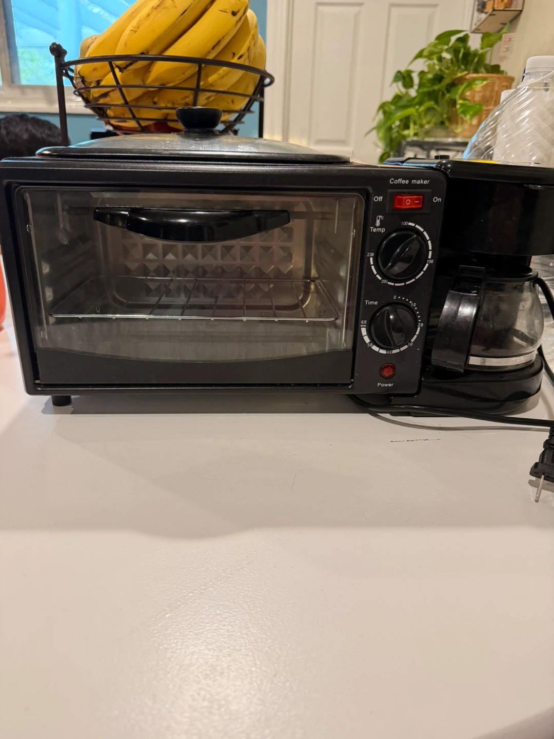 3-in-1 Toaster Oven and Coffee Maker Combo - photo 3