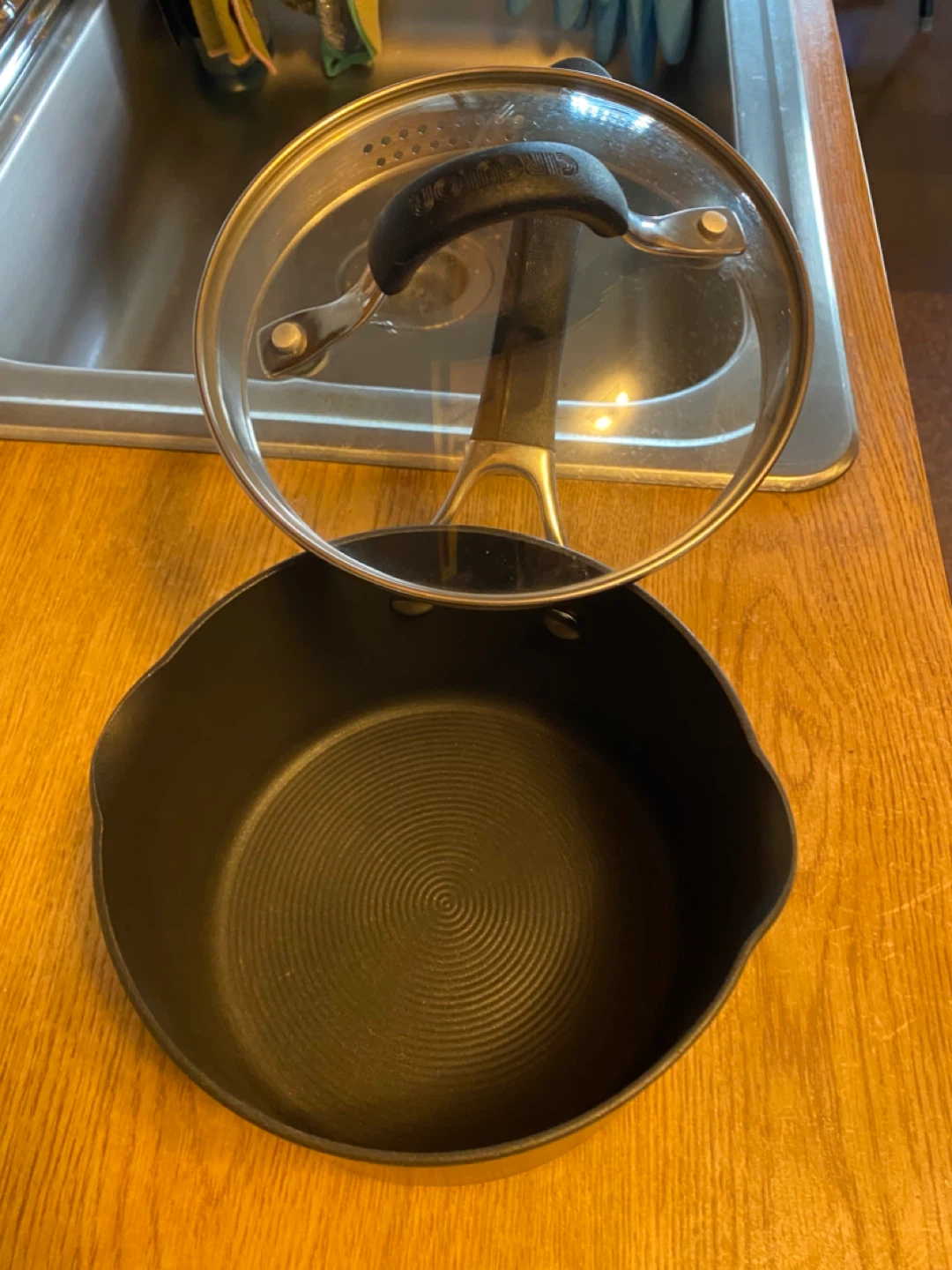 All-Clad 10-inch Fry Pan with Circulon 2-Quart Saucepan - photo 4
