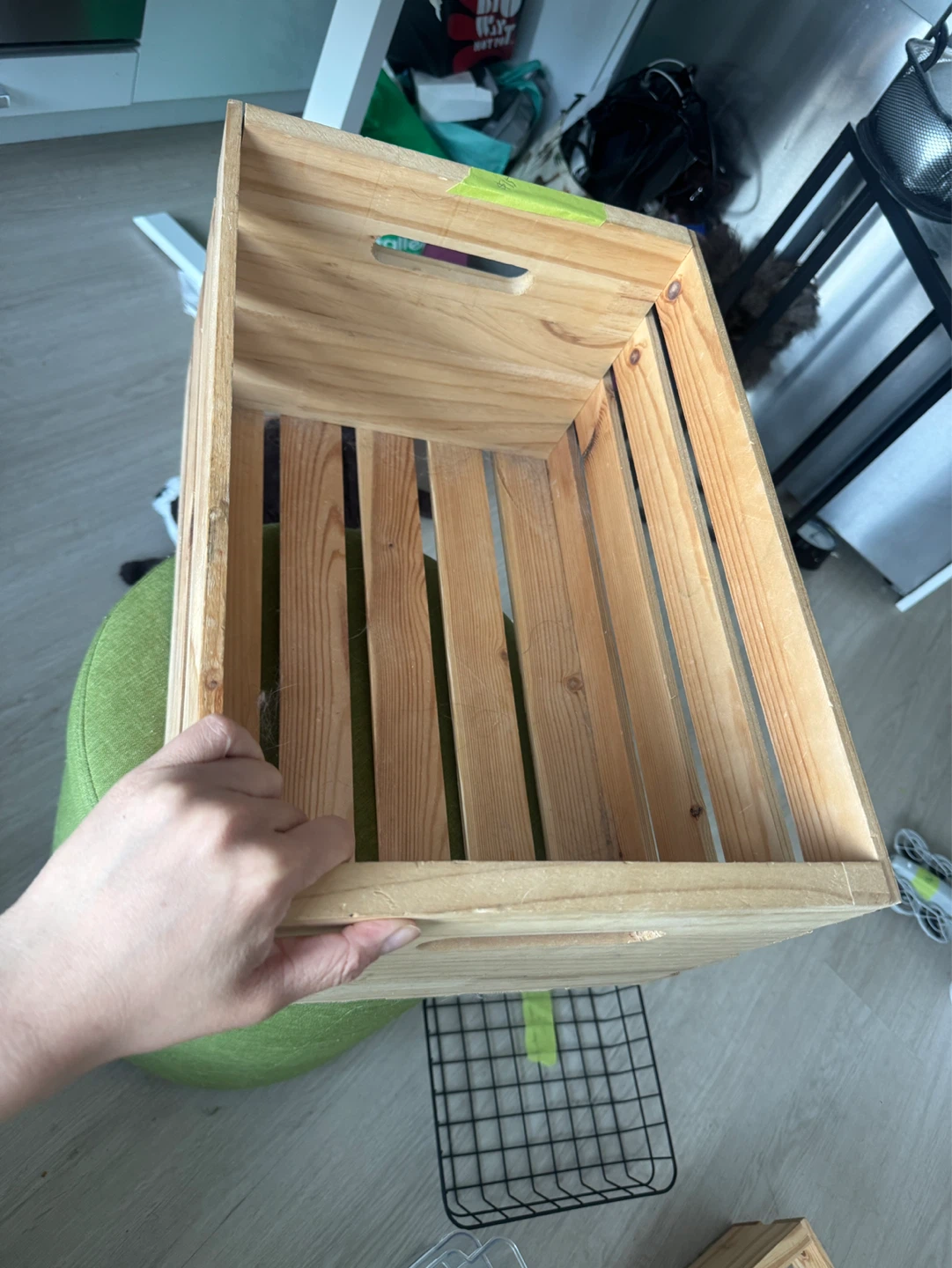 Wooden Crate Storage Organizer Big & Small - photo 2