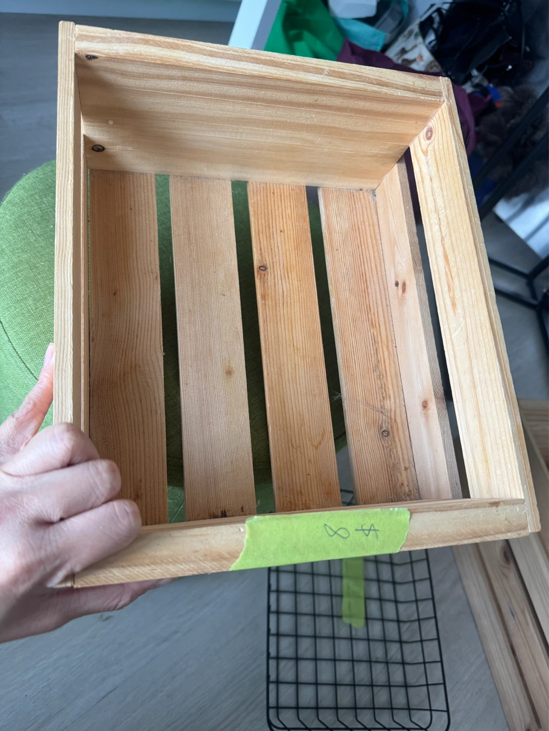 Wooden Crate Storage Organizer Big & Small - photo 3