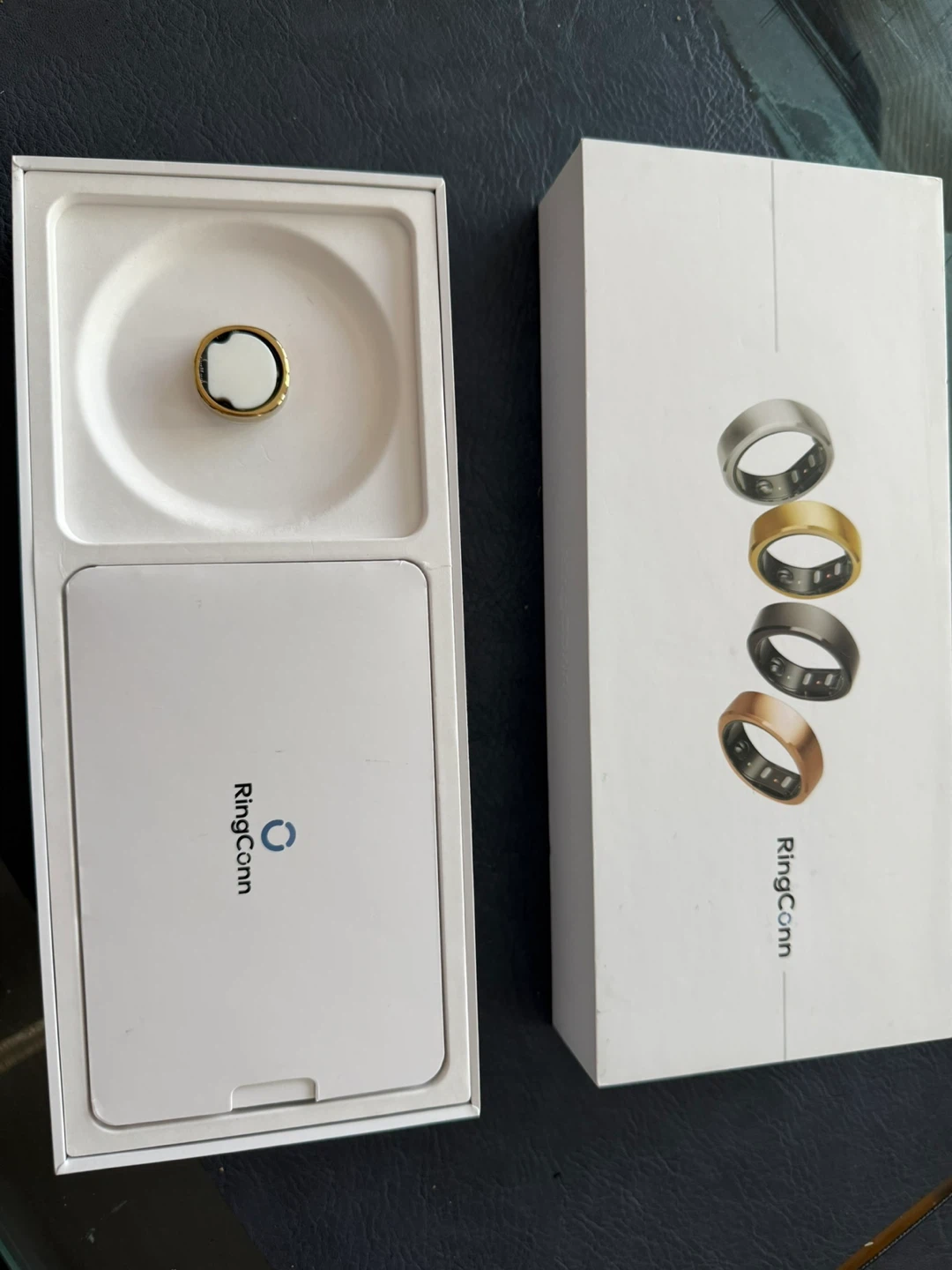 RingConn Gen 2 Smart Ring - Royal Gold - Size 08 - photo 2