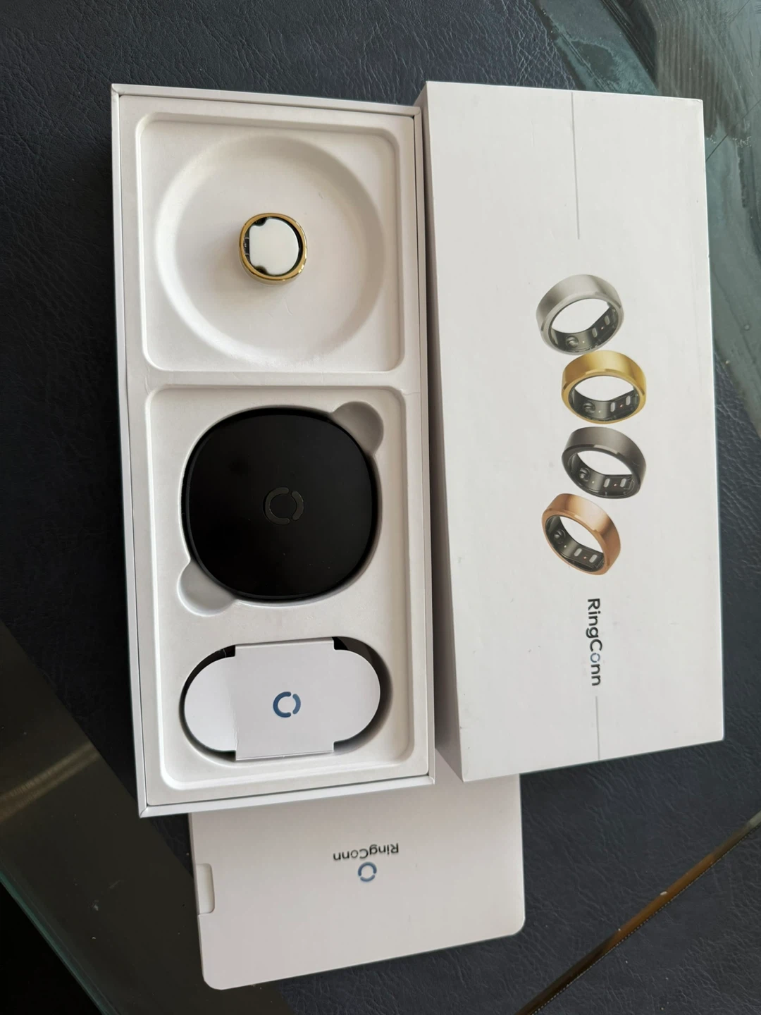 RingConn Gen 2 Smart Ring - Royal Gold - Size 08