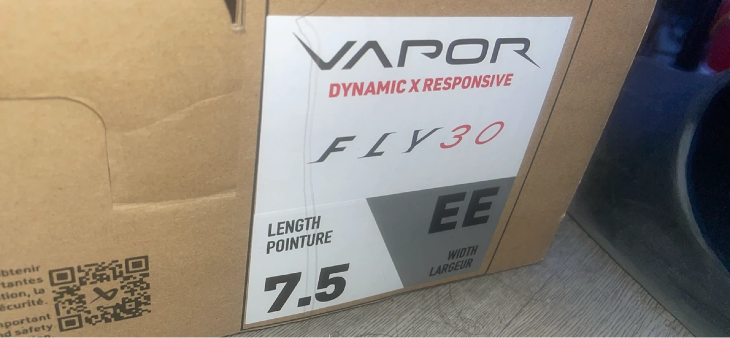 NEED GONE TODAY/[BAKED] NEW BAUER Vapor Fly30 Ice Skating Shoes - photo 2